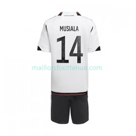 Maillot/Tenue Allemagne Musiala 14 Enfant Domicile Coupe du monde 2022
